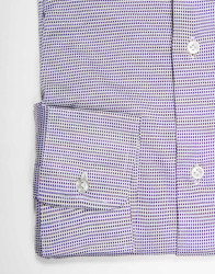 Patrick Hellmann Collection Men Shirt With Blue Pattern 100% Cotton thumbnail 3